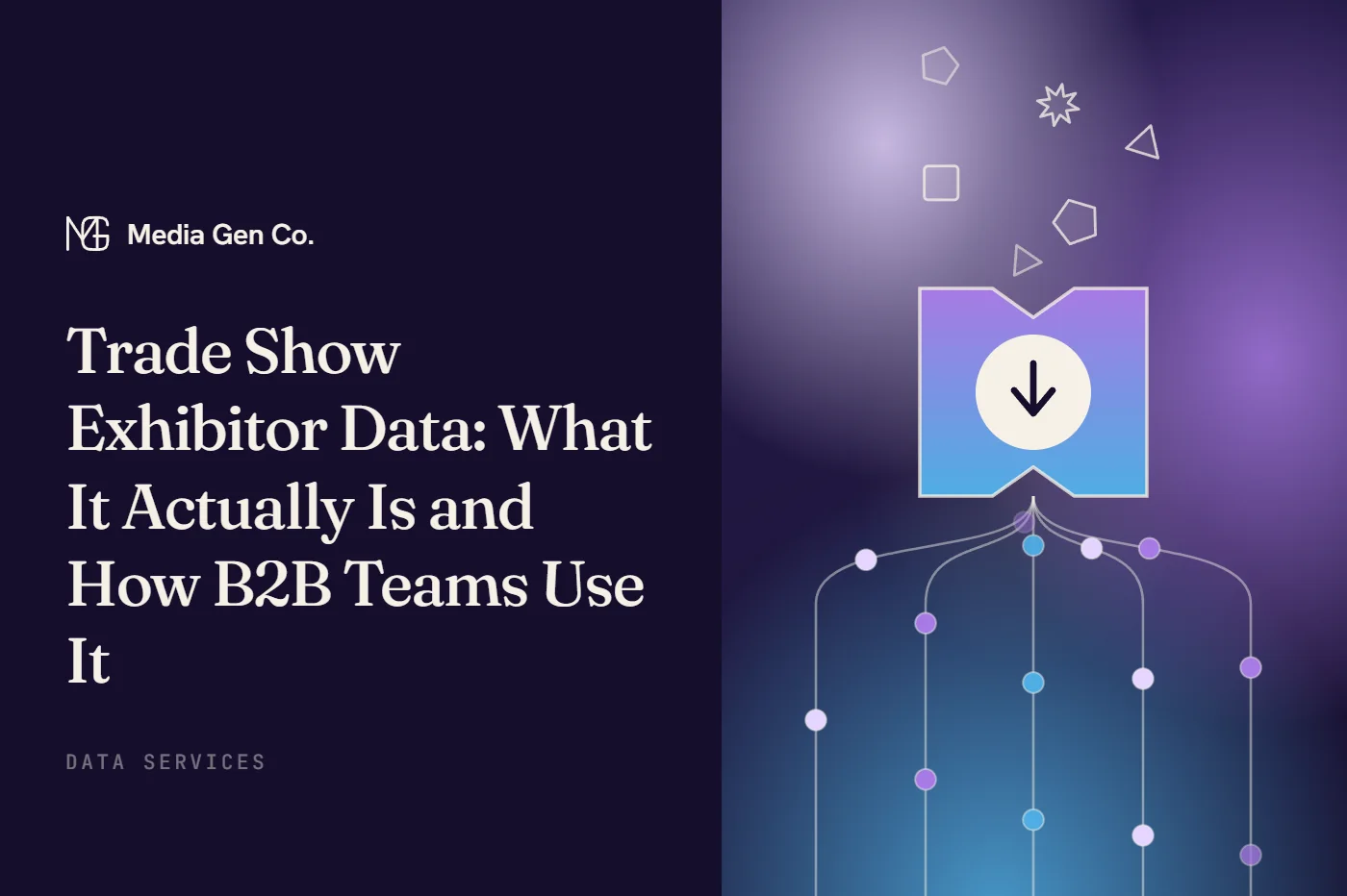 One exhibitor record shown twice — as sourced with empty slots ruled, and as maintained with every slot filled.